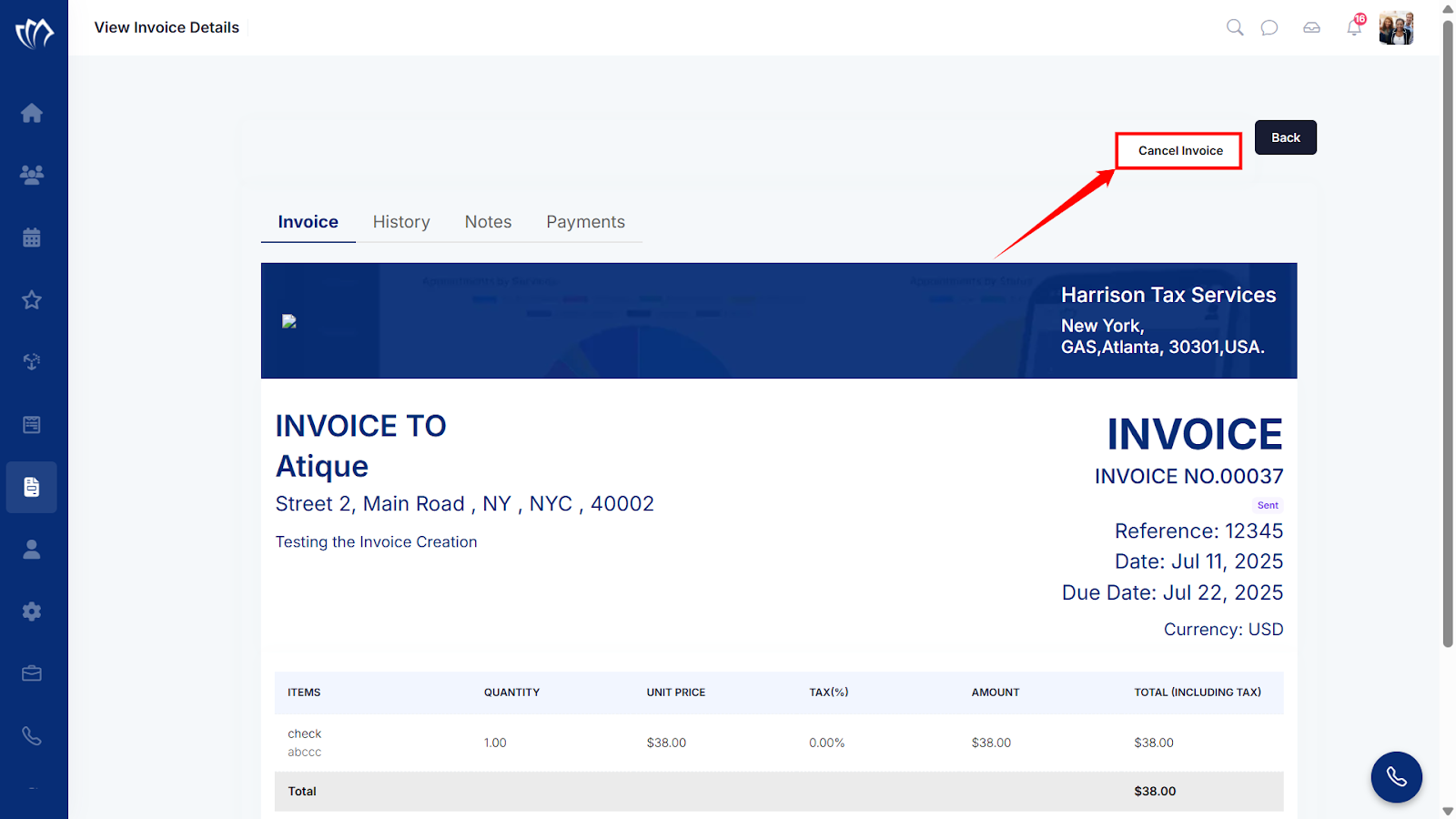 Cancel-Invoice