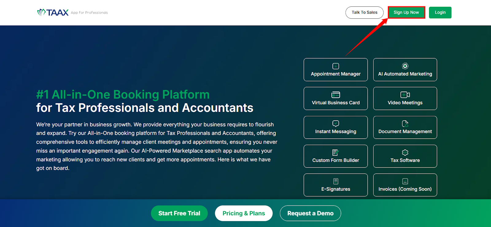 Create Your TAAX Pro-Account