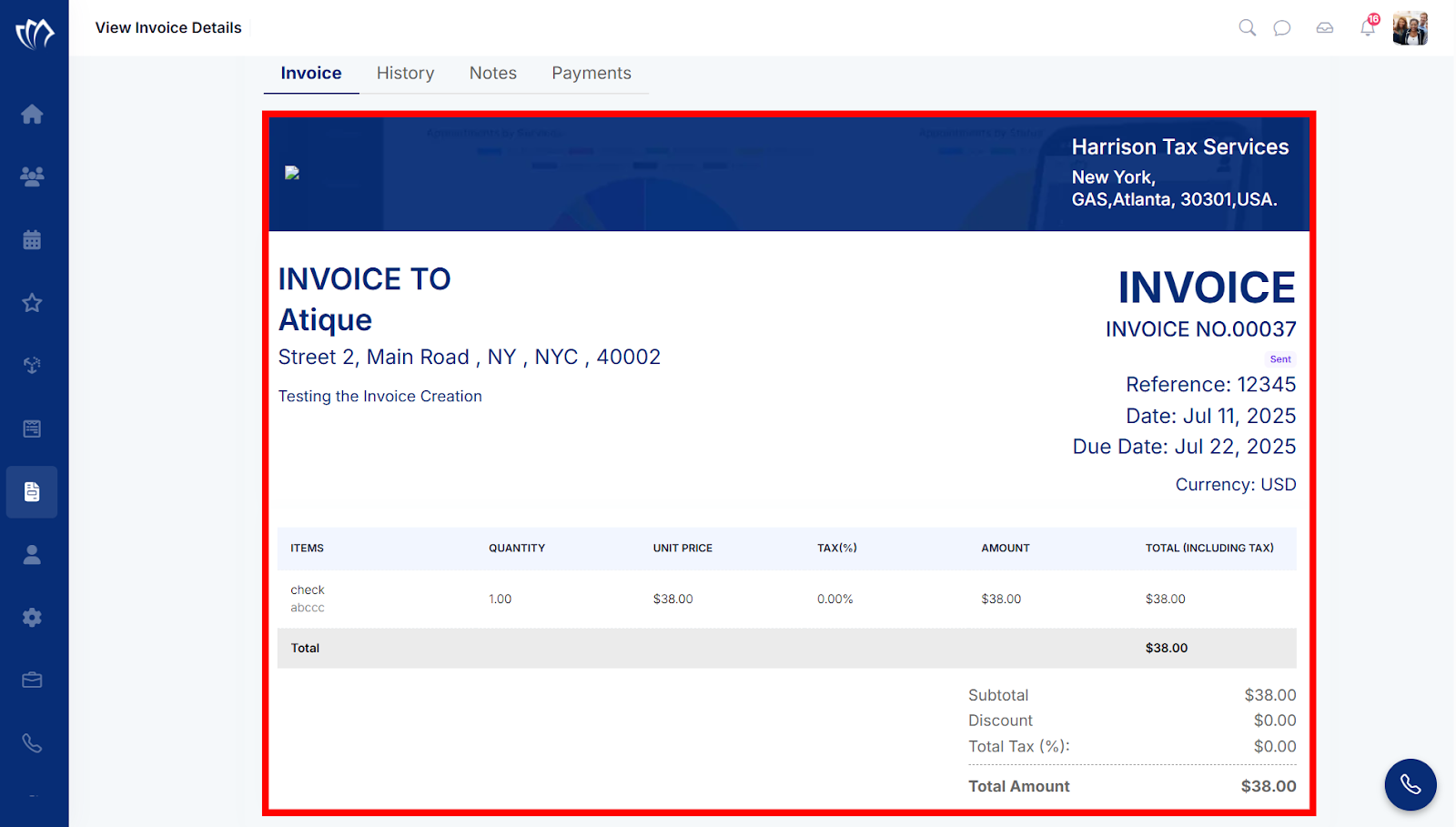 Invoice