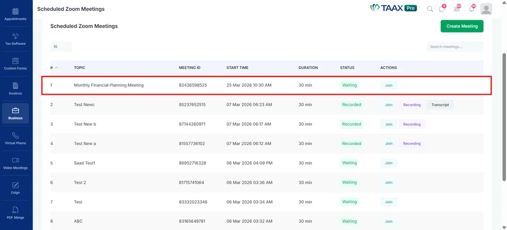 Scheduled-Zoom-Meetings-Details