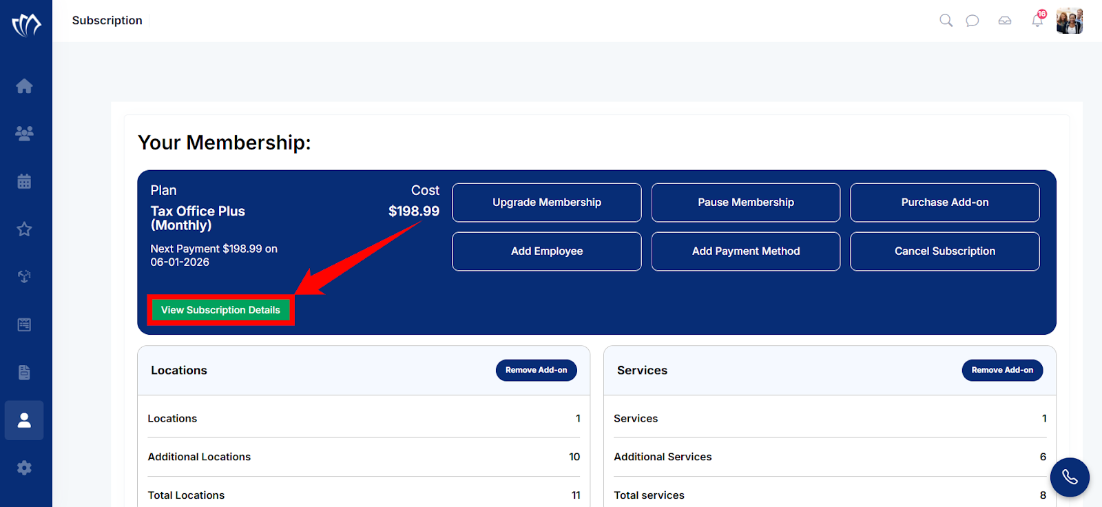 View-Subscription-Details