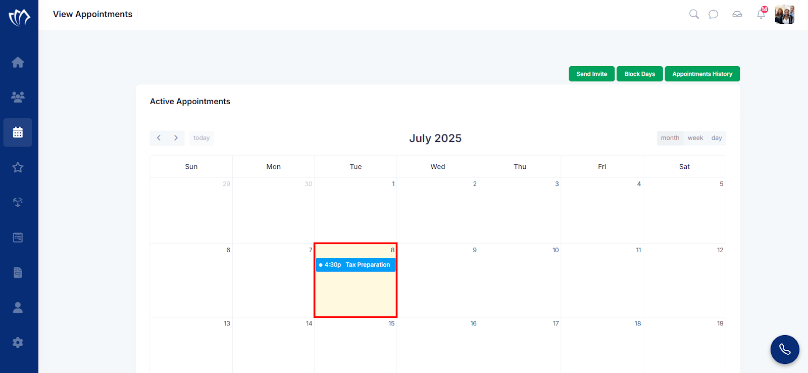 View-schedule